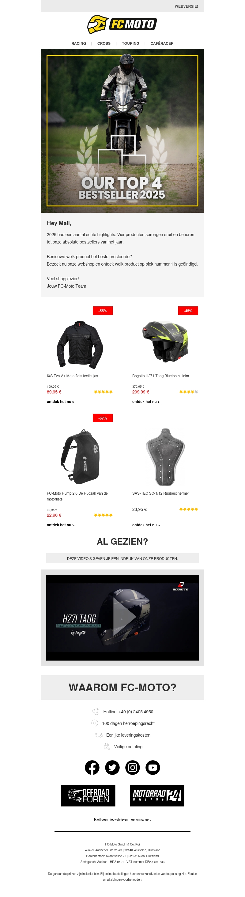 π Onze Top 4 bestsellers van 2025 π Onze Top 4 bestsellers van 2025