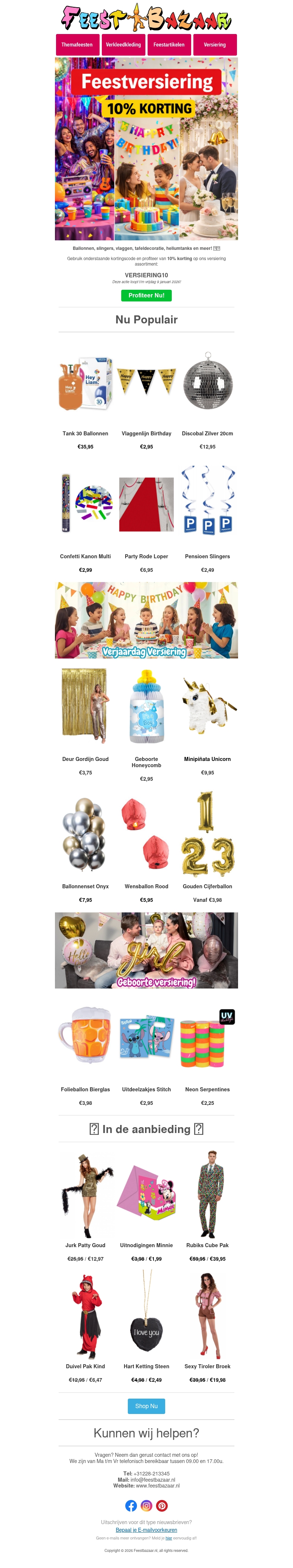 🎉 Binnenkort een feestje? 🎉 Binnenkort een feestje?