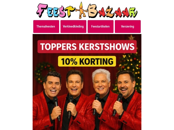 Shop nu jouw ultieme Outfit voor De Toppers Kerstshows 2025!✨️