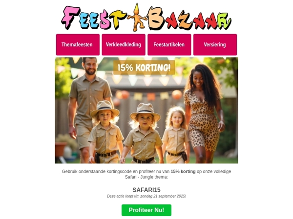 Themaknaller: Safari-Jungle Party!🦁🐘