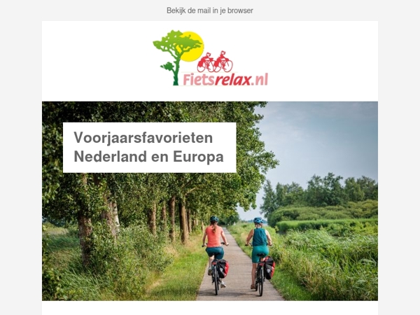 Zin in zon op je gezicht en wind in je rug?