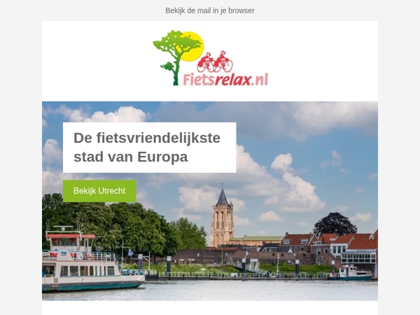 Fietsrelax: Utrecht, Kopenhagen, Gent & meer…