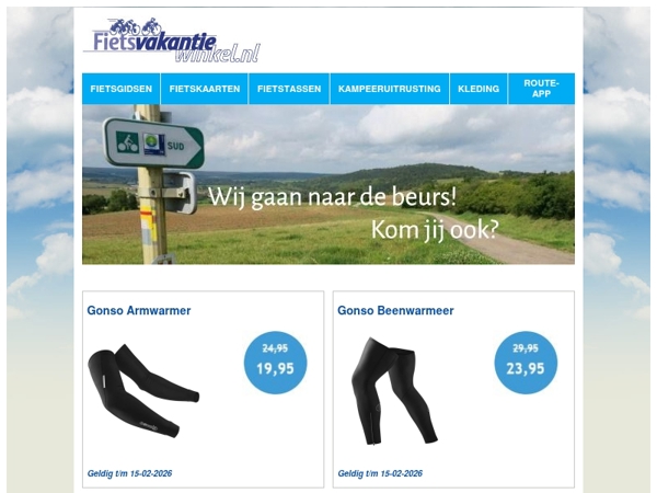 Fietsvakantienieuws Februari 2026