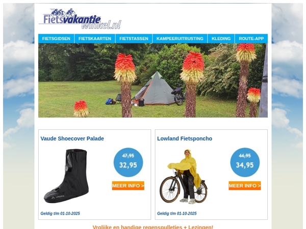 Fietsvakantienieuws September 2025