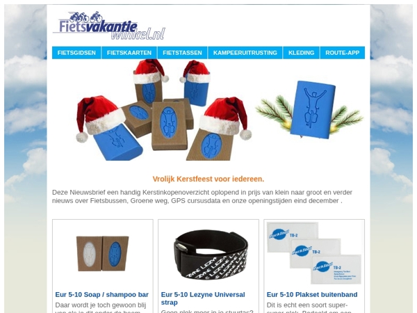 Kerst, Fietsbussen en GPS cursus