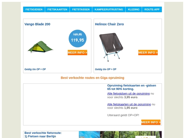 Fietsvakantienieuws November 2025