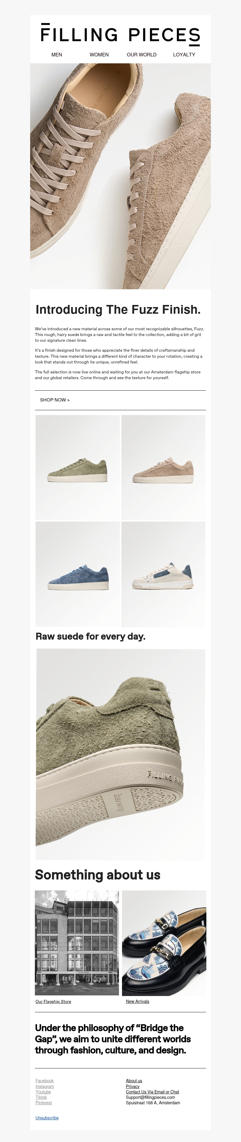 Our silhouettes, a new finish Our silhouettes, a new finish