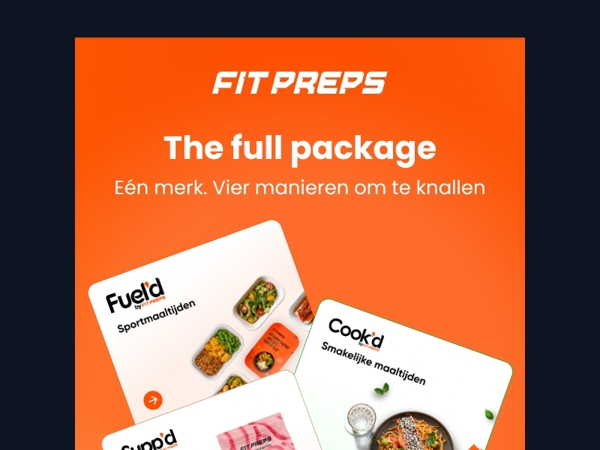 Eén merk. Vier manieren om te knallen 💪