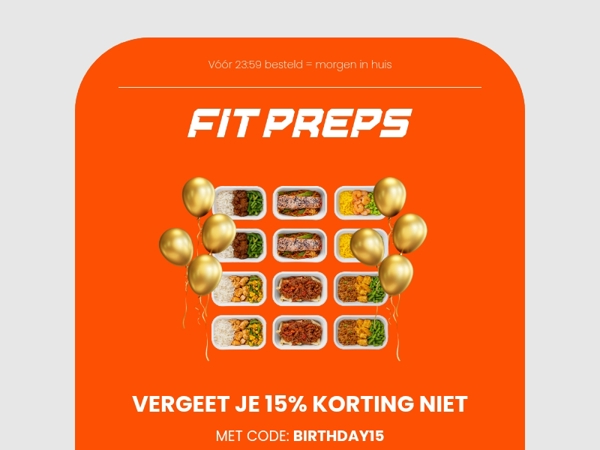 Vergeet je cadeautje niet 🎁