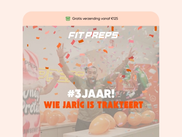 CHEERS TO THREE 🎂 Wij bestaan 3 jaar!