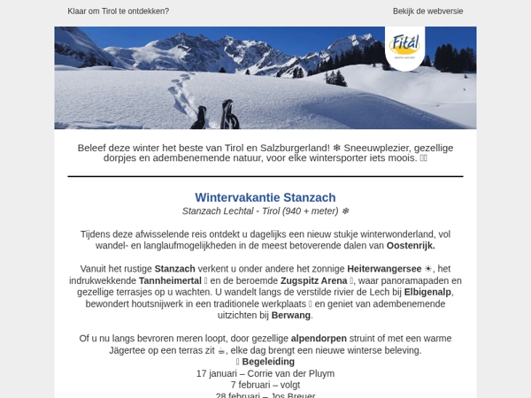 Wandelen, langlaufen of skiën?❄️