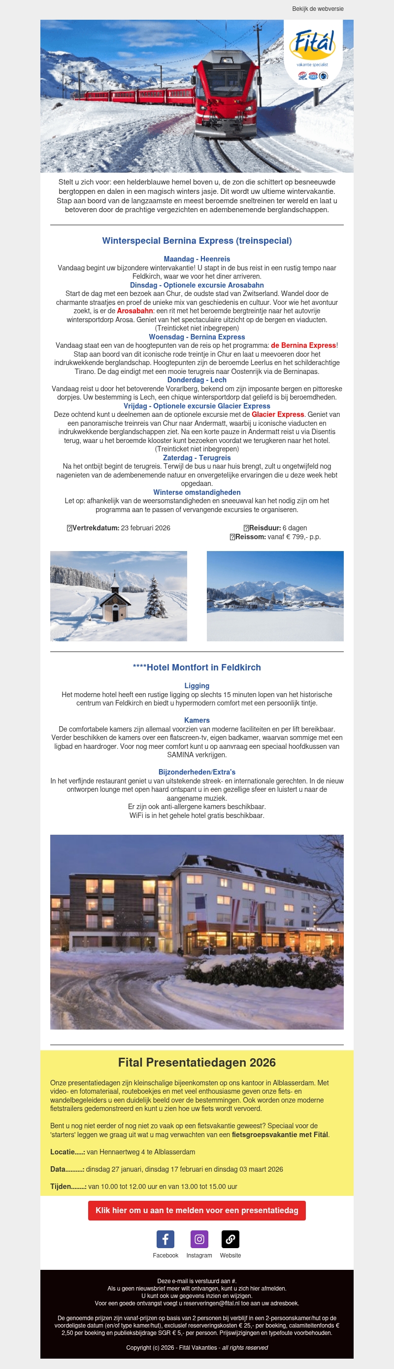 Beleef deze winter een onvergetelijk treinavontuur! Beleef deze winter een onvergetelijk treinavontuur!
