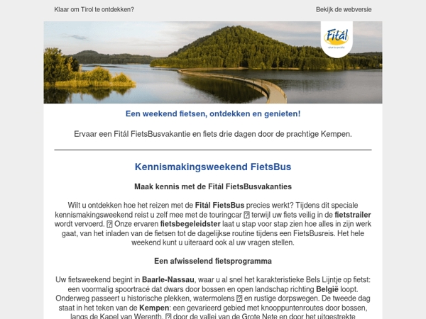 Fietsvakantie uitproberen?