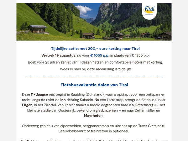 Klaar om Tirol te ontdekken?