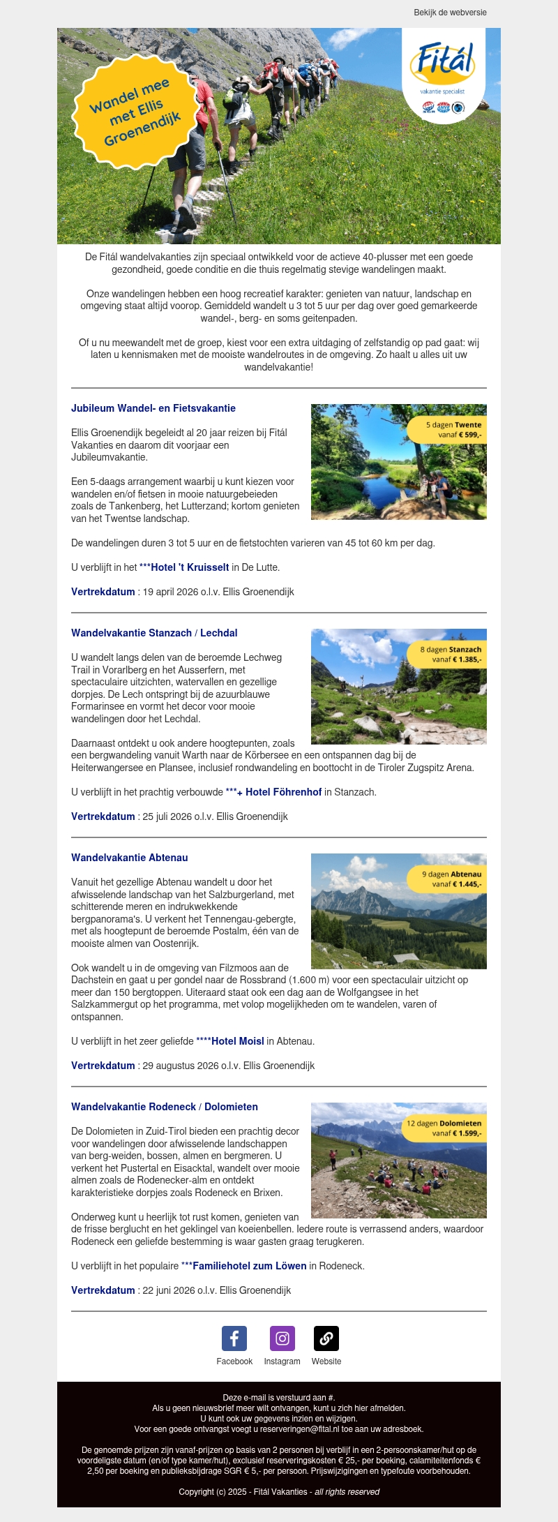 Wandelvakanties Oostenrijk en Italië met wandelbegeleiding Wandelvakanties Oostenrijk en Italië met wandelbegeleiding