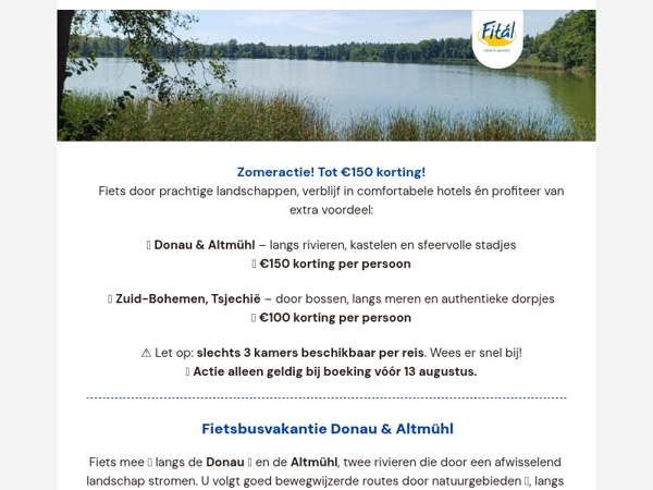 Zomeractie Fietsvakanties!