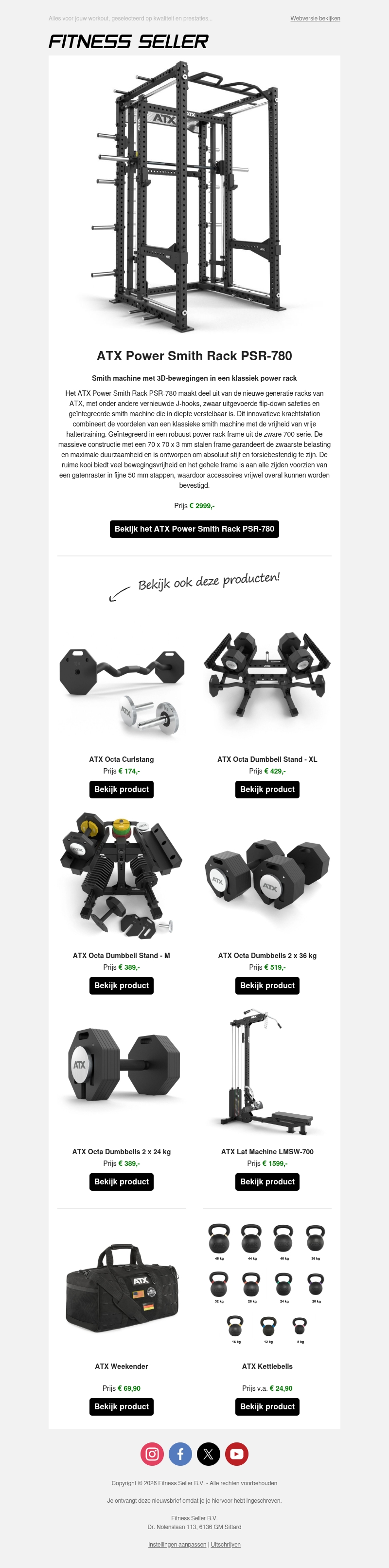 Ontdek onze nieuwe verstelbare dumbbells en 3D smith machine π₯ Ontdek onze nieuwe verstelbare dumbbells en 3D smith machine π₯