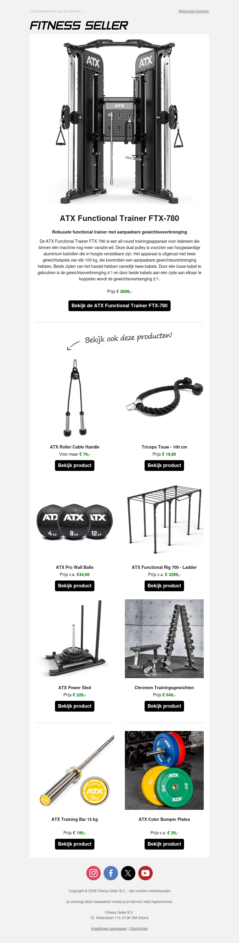 Onze bestsellers van dit moment πͺ Onze bestsellers van dit moment πͺ