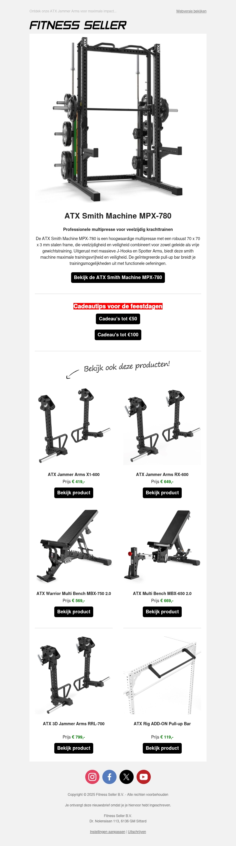 Upgrade je gym voor het nieuwe jaar 🔥 Upgrade je gym voor het nieuwe jaar 🔥