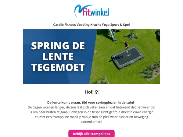 Spring het voorjaar in met onze trampolines! 🤸‍♂️