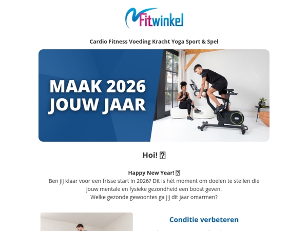 Start 2026 met jouw nieuwe gezonde gewoontes 💥