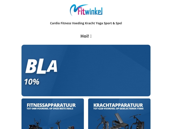 Black Weeks bij Fitwinkel 🖤 Korting op ons assortiment