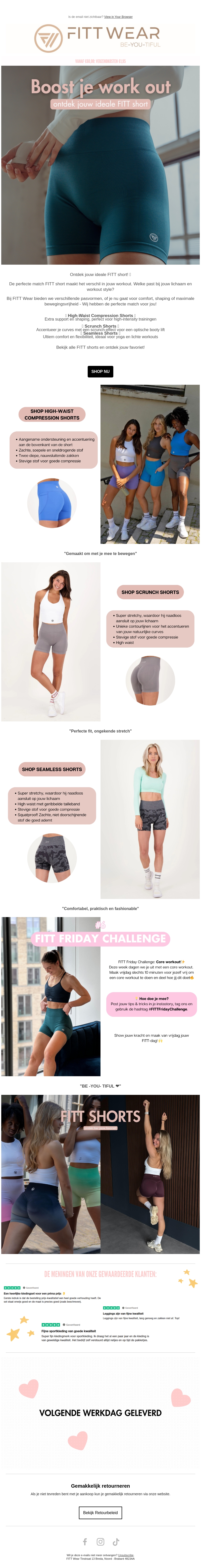 Boost je work out - ontdek jouw ideale FITT short! ✨ Boost je work out - ontdek jouw ideale FITT short! ✨