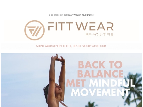 Back to Balance! 🧘 de sets voor frisse motivatie