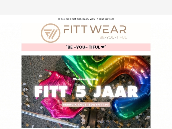 30% OFF | FITT BDAY🥳