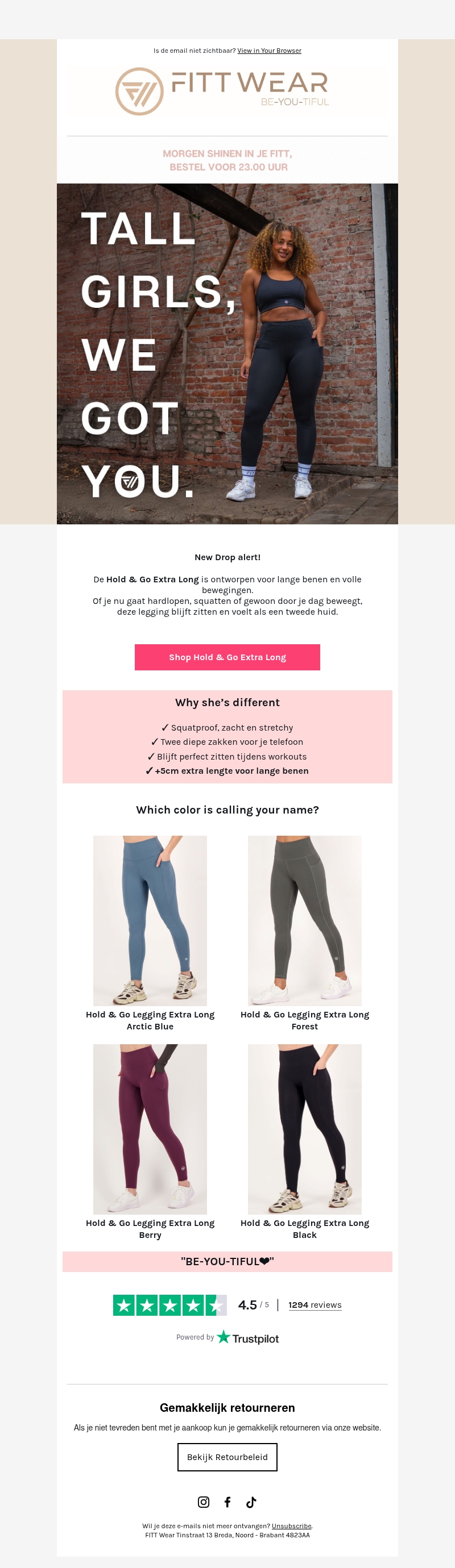 Tall girls, eindelijk Tall girls, eindelijk
