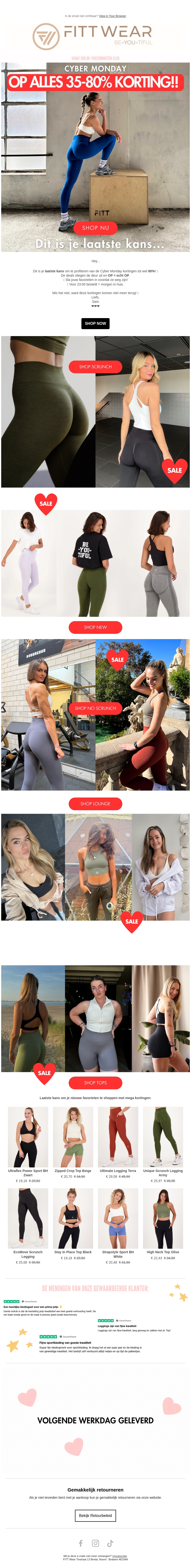 Laatste kans: Cyber Monday Deals tot 80%! Laatste kans: Cyber Monday Deals tot 80%!