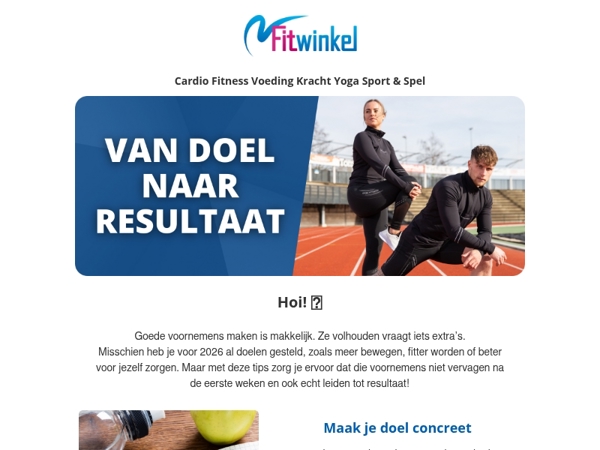 Van doel naar resultaat: Diti is hoe jij je doel van 2026 gaat halen 🎯