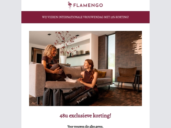 48 uur vrouwendag sale!