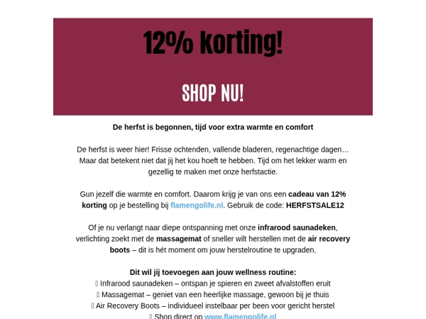 🎁 HERFSTSALE! Dit wil je niet missen!