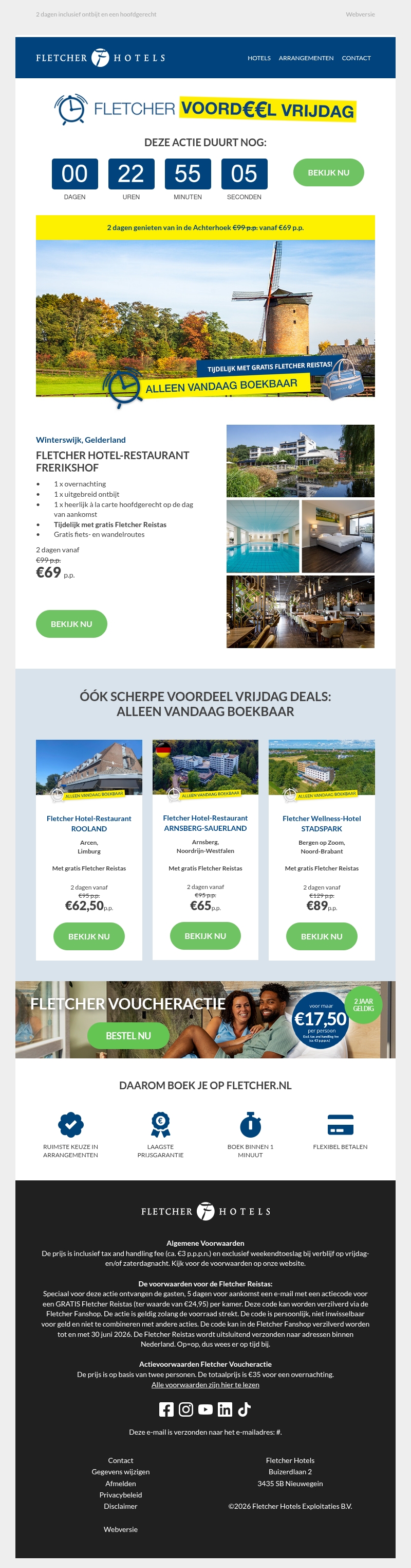 Alleen vandaag te boeken: 2 dagen genieten in de Achterhoek vanaf €69 p.p. Alleen vandaag te boeken: 2 dagen genieten in de Achterhoek vanaf €69 p.p.