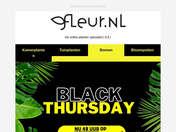 Black THURSDAY - 48 uur op ALLES KORTING⚡