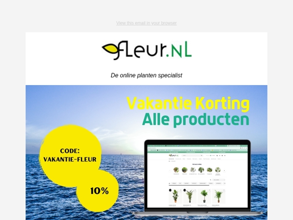 Terug van vakantie? 🪴