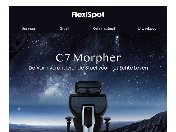 C7 Morpher — Een stoel die zich aan jou aanpast