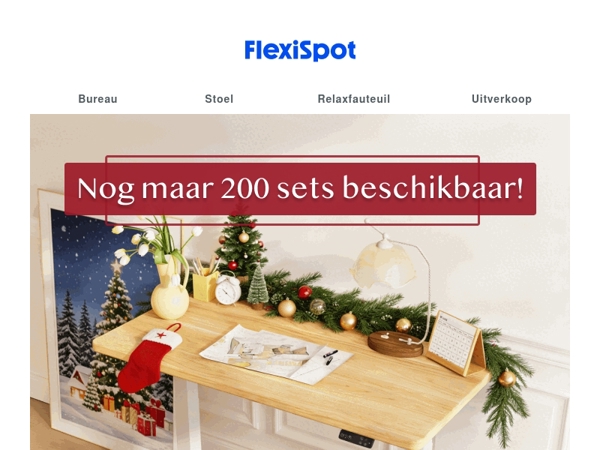 🎄 Kerstopruiming — Laatste 200 sets!