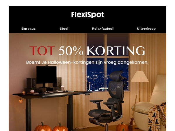 🎃Halloween Vroegboekkorting - Grijp 50% Korting!