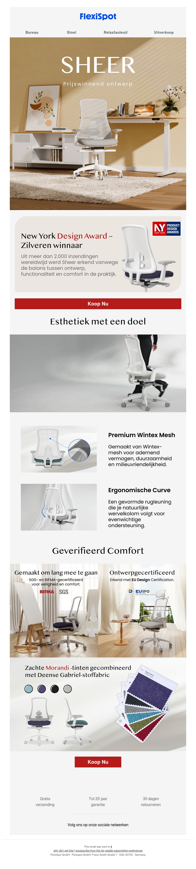 🏆 Ontdek onze bekroonde stoel 🏆 Ontdek onze bekroonde stoel