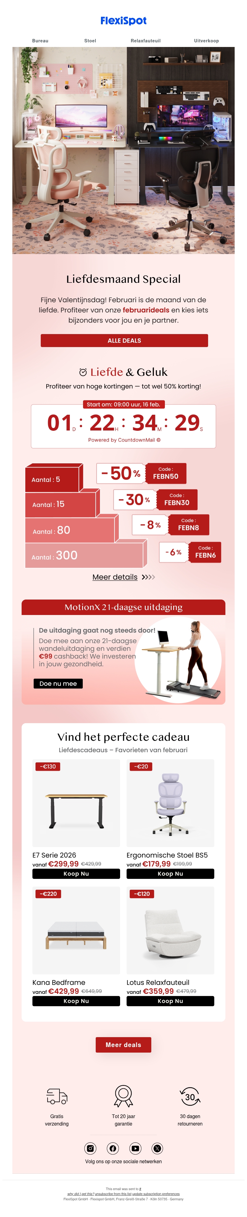 💞Fijne Valentijnsdag — Tot 50% korting in februari 💞Fijne Valentijnsdag — Tot 50% korting in februari