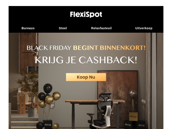 😍Black Friday-gekte begint binnenkort – pak je cashback!