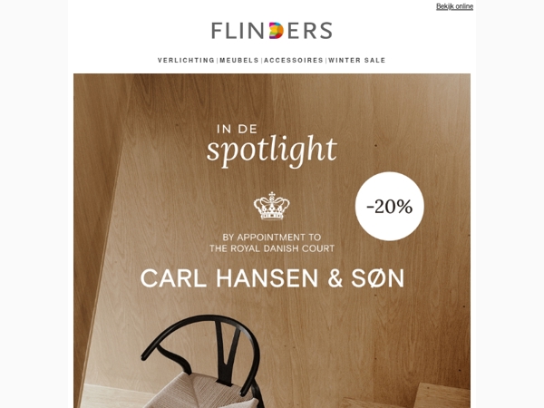 -20% op vakmanschap: Carl Hansen 🤎