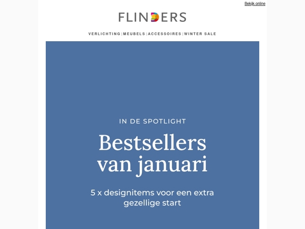 Dit zijn onze top 5 januari bestsellers 🤩