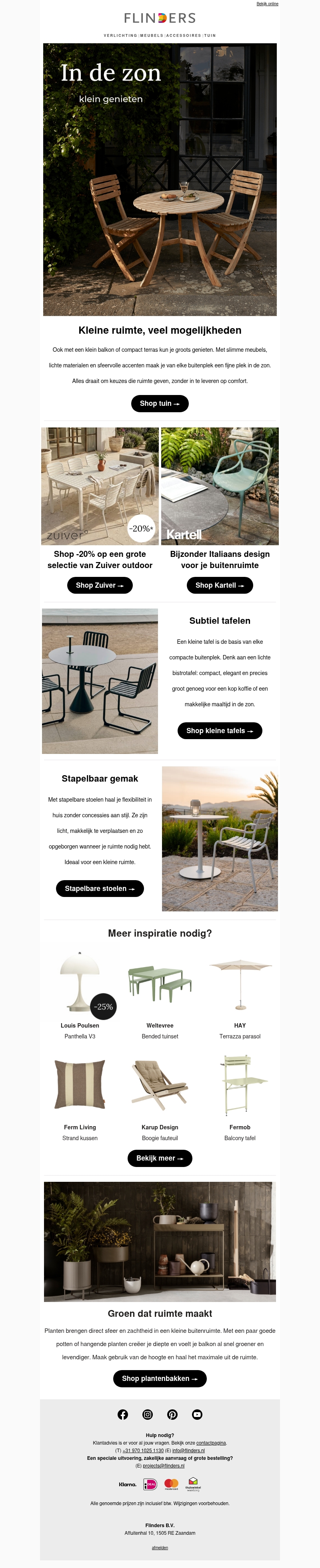 Groots genieten op je balkon of terras ☀️ Groots genieten op je balkon of terras ☀️