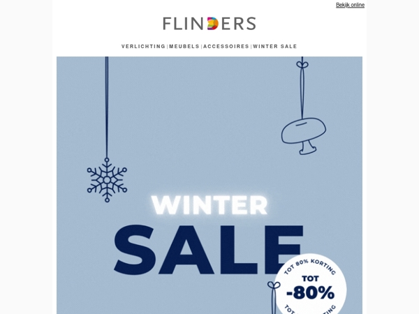 ❄️ Winter Sale verhoogd tot -80% 🌨️