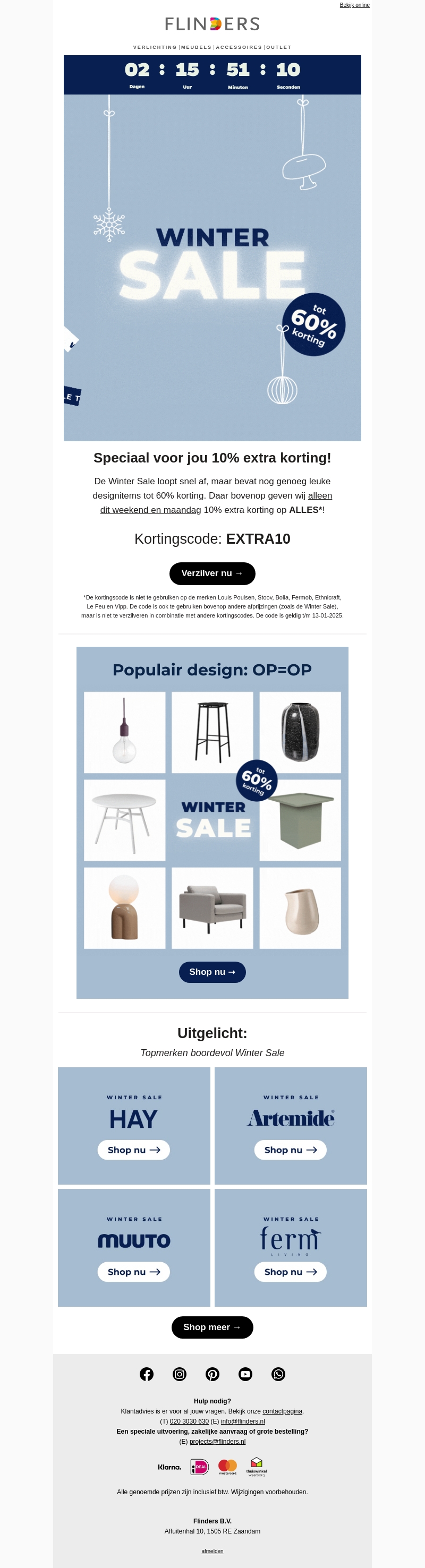 π©΅ 10% EXTRA korting op alles* dit weekend π©΅ 10% EXTRA korting op alles* dit weekend