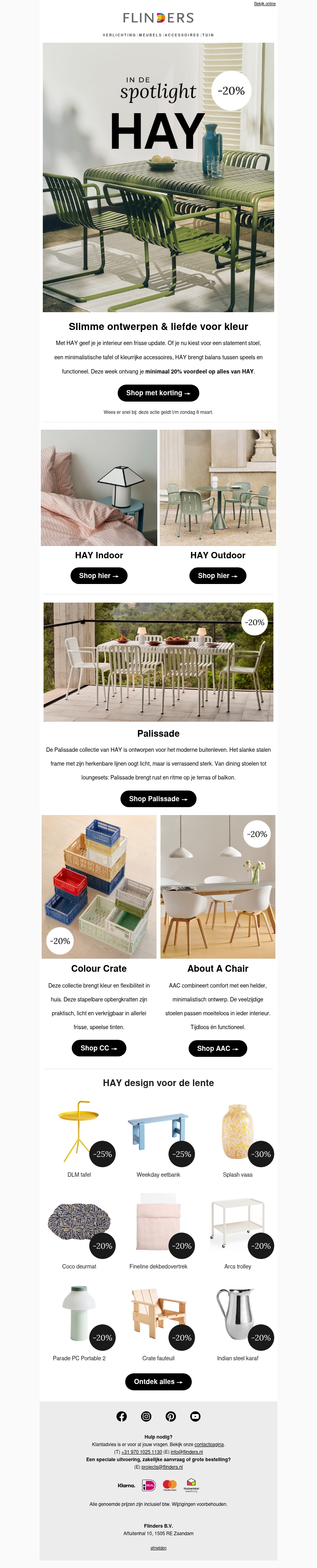 Minimaal -20% π Kleur je interieur met HAY Minimaal -20% π Kleur je interieur met HAY