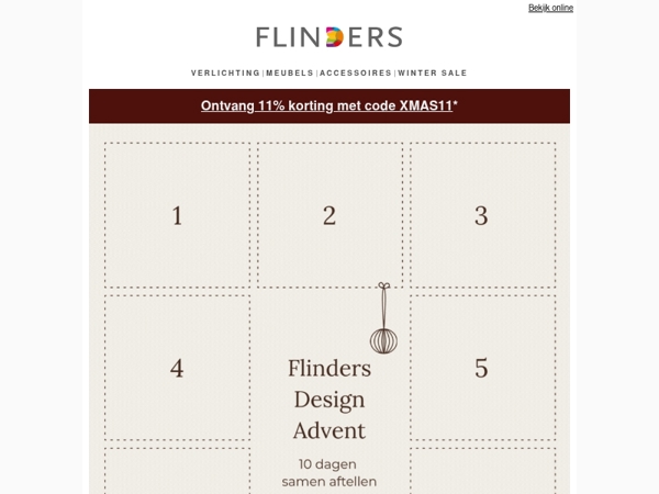 Dag 10: Verrassing! 11% korting op ALLES* 🎄